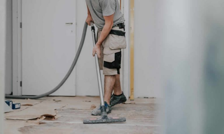 Post-construction cleaning